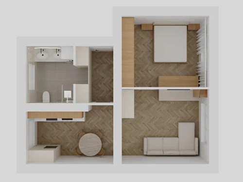Prodaný byt 2+kk 54 m²
