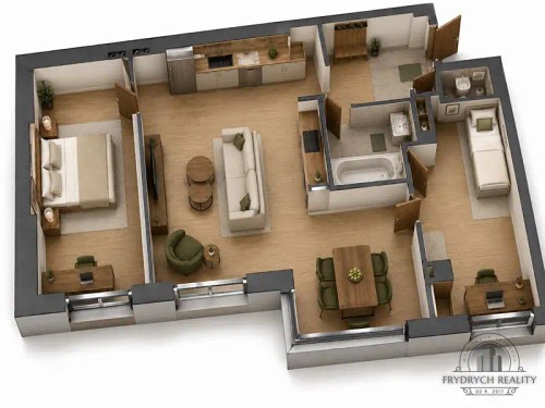 Prodej bytu 2+1 72 m²