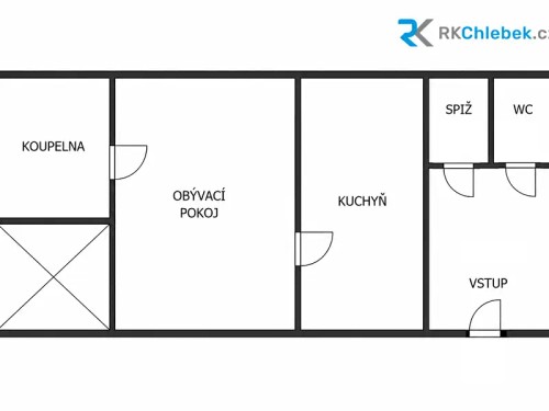 Prodej bytu 1+1 39 m²