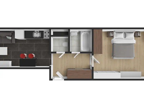 Prodej bytu 2+kk 42 m²