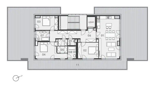 Prodaný byt 4+kk 137 m²