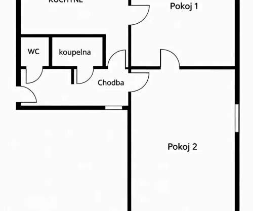 Prodaný byt 2+1 53 m²