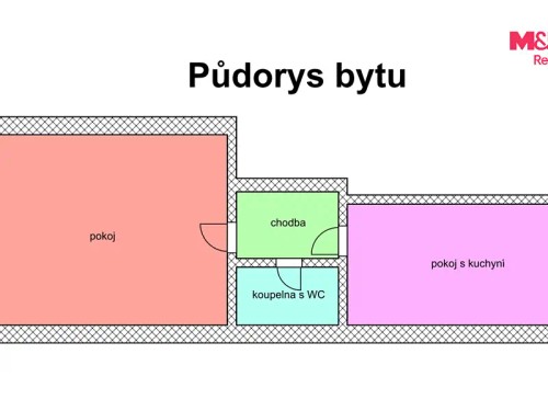 Prodej bytu 2+kk 68 m²