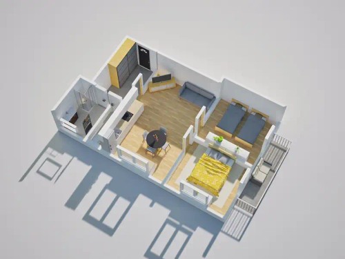 Prodej bytu 3+kk 63 m²