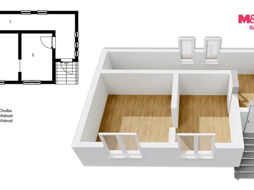 Prodej chaty 30 m², pozemek 418 m²