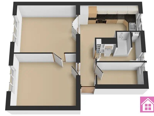 Prodaný  byt 2+1 48 m²