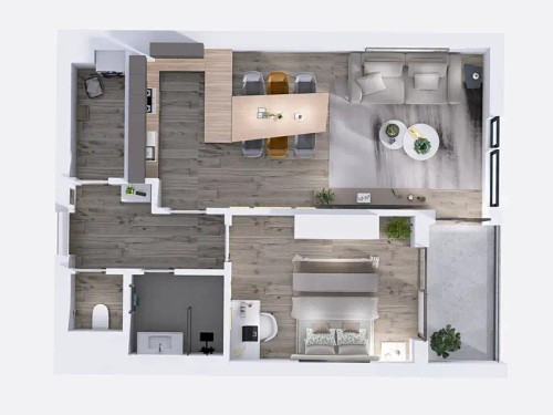 Prodej bytu 2+kk 53 m²