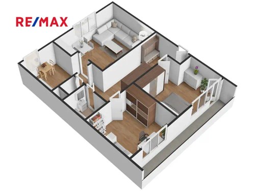 Prodej bytu 3+1 54 m²