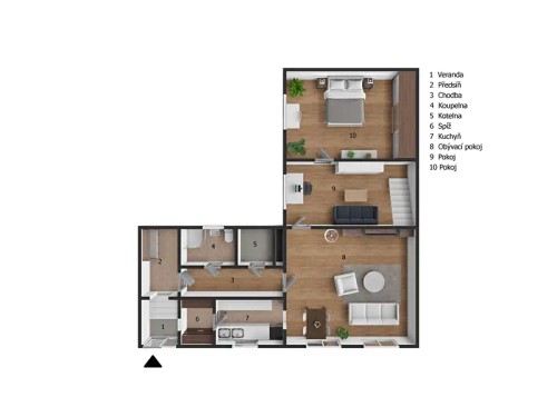 Prodej domu 220 m², pozemek 1376 m²