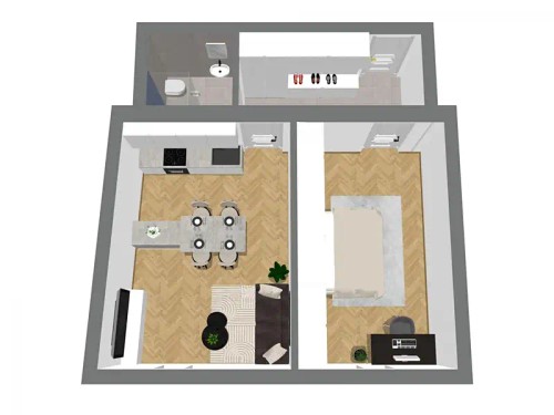Prodaný byt 2+kk 55 m²