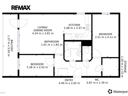 Prodej bytu 3+kk 54 m²