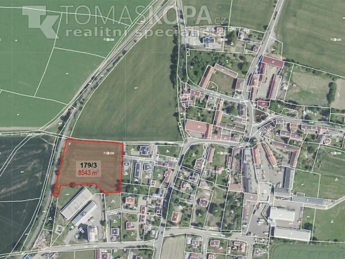Prodej stavebního pozemku 8543 m²