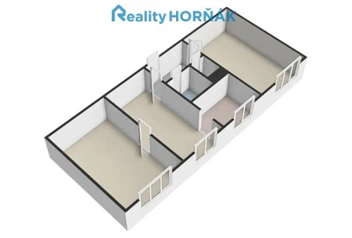 Prodej bytu 3+1 56 m²