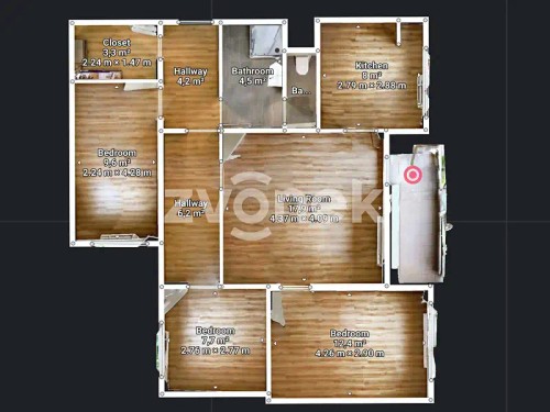 Prodej bytu 4+1 82 m²