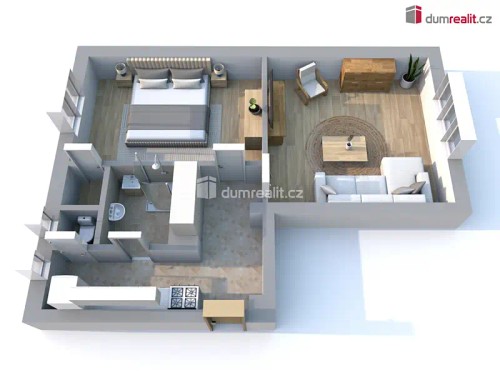 Prodaný byt 2+kk 53 m²