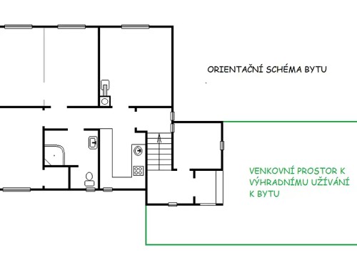 Prodaný byt 3+kk 65 m²
