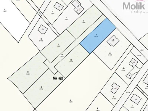 Prodej stavebního pozemku 1329 m²