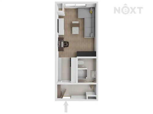 Prodaný  byt 1+kk 29 m²