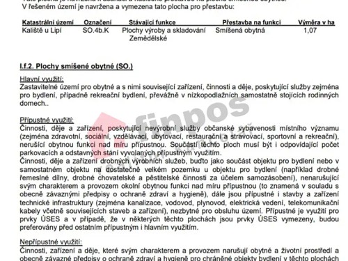 Prodej stavebního pozemku 2376 m²