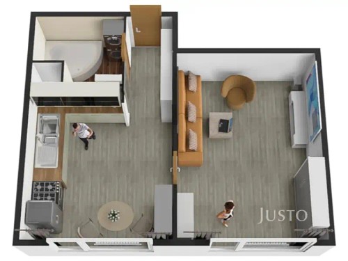 Prodaný byt 1+1 35 m²