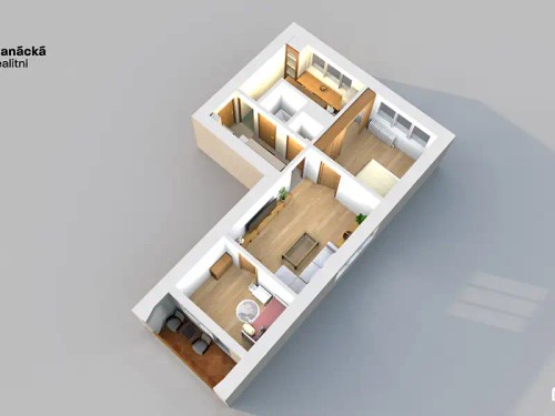 Prodaný byt 3+1 55 m²