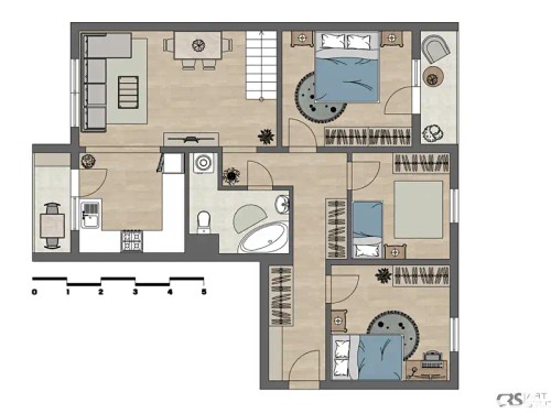 Prodaný  byt 4+kk 102 m²