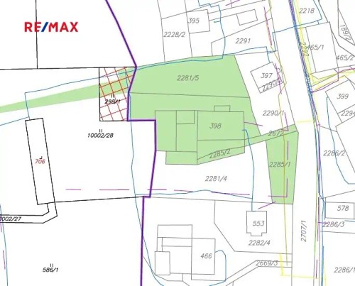 Prodej stavebního pozemku 4074 m²