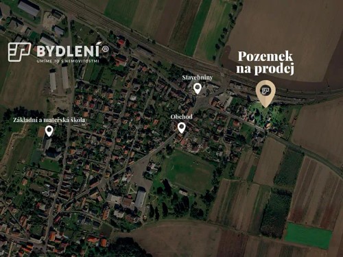 Prodej stavebního pozemku 1845 m²