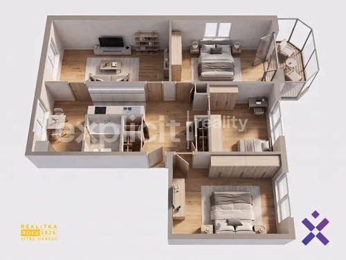 Prodej bytu 4+1 90 m²