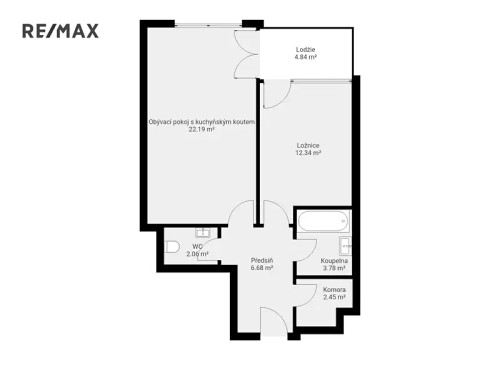 Prodej bytu 2+kk 53 m²