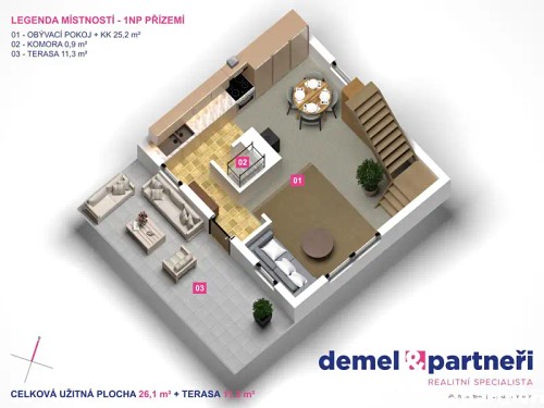 Prodej chaty 47 m², pozemek 798 m²