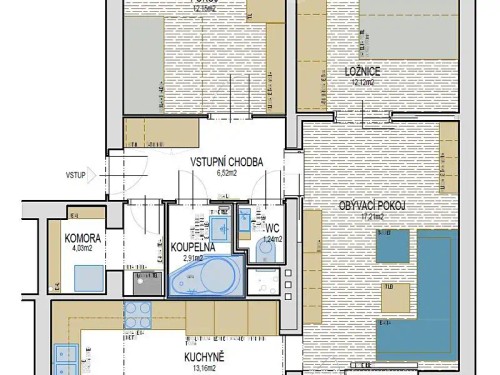 Prodaný byt 3+1 74 m²