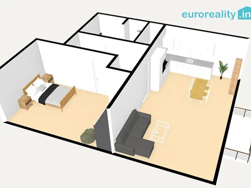 Prodej bytu 2+kk 63 m²