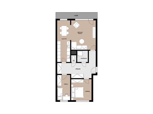 Prodej bytu 3+1 68 m²