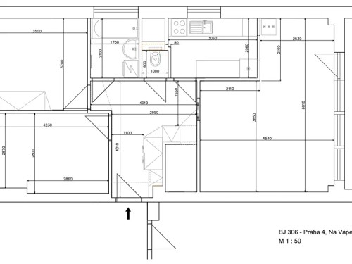 Prodaný byt 3+kk 77 m²