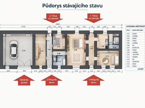 Prodej domu 204 m², pozemek 1150 m²