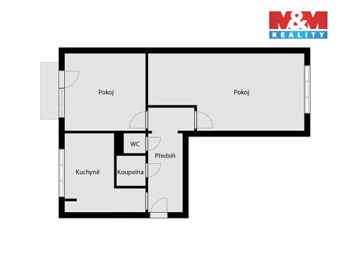 Prodaný byt 2+1 54 m²