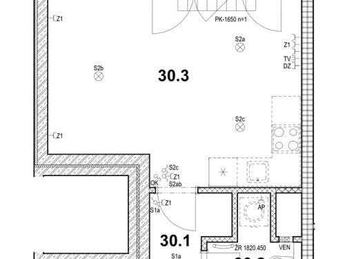 Prodaný  byt 1+kk 33 m²