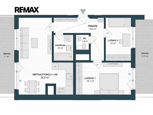 Prodej bytu 3+kk 78 m²