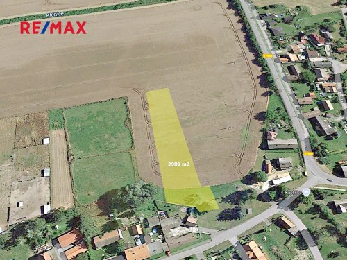 Prodej stavebního pozemku 2989 m²