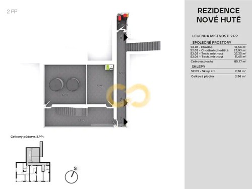 Prodej bytu 2+kk 40 m²