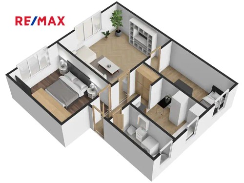 Prodej bytu 3+1 56 m²