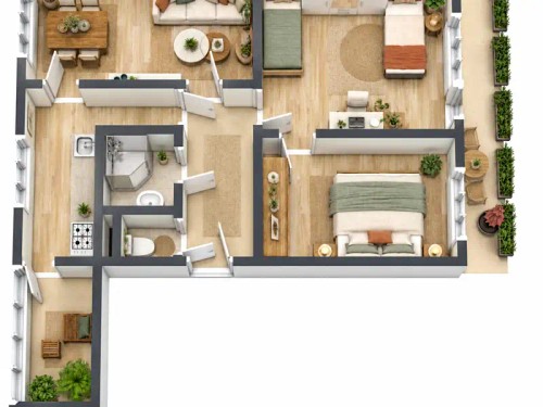 Prodej bytu 3+1 62 m²