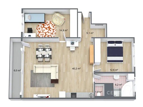 Prodaný byt 4+kk 85 m²