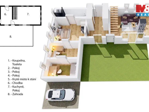 Prodej chalupy 260 m², pozemek 2511 m²