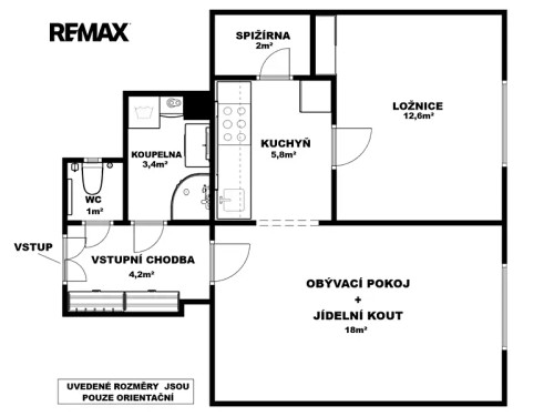 Prodej bytu 2+kk 47 m²