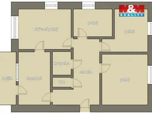 Prodej bytu 4+1 109 m²