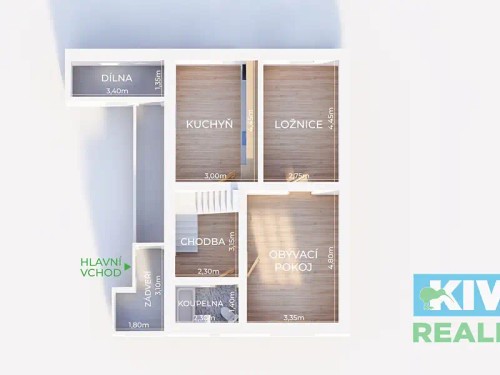 Prodej chaty 100 m², pozemek 281 m²