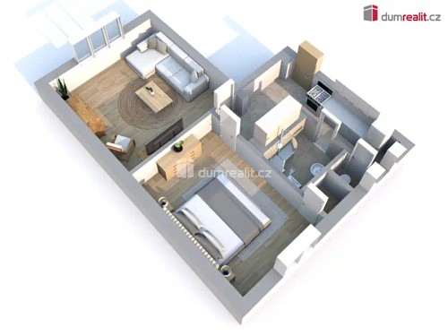Prodaný byt 2+kk 53 m²
