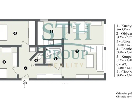 Prodej bytu 3+1 69 m²